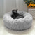 Plush Round Cat Bed