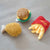 Hamburger Plush Dog Toy